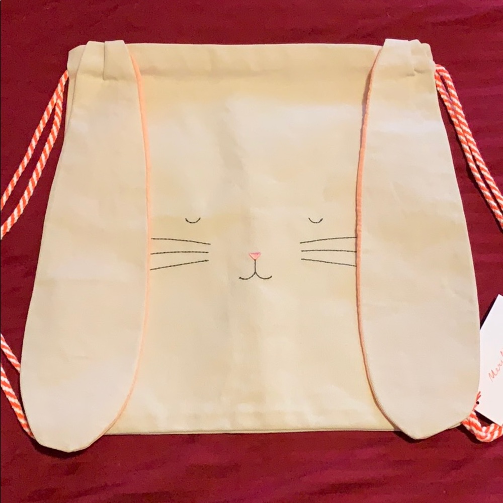 Bunny drawstring bag Papersource Easter - Picture 2 of 6